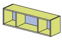 Полка настенная три секции Силуэт. Фото №1