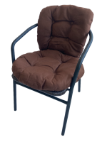 Кресло BISTRO с коричневой подушкой