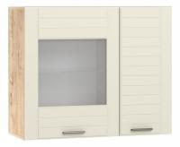 Шкаф навесной НМ 011.29-01 Livorno, Софт Панакота, Дуб Бунратти фото Шкаф навесной НМ 011.29-01 Livorno, Софт Панакота, Дуб Бунратти. Фото №1