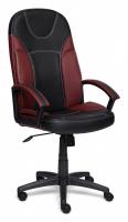 Компьютерное кресло TWISTER кож/зам, черный+бордо, 36-6/36-7  id -. Фото №1