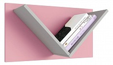 Полка навесная Polini kids Mirum 5Y 600, серый. Фото