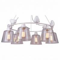 Подвесная люстра Arte Lamp Passero A4289LM-6WH фото Подвесная люстра Arte Lamp Passero A4289LM-6WH. Фото №1