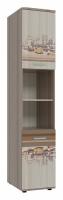 Манхэттен Шкаф комбинированный Ясень шимо т. /Ясень шимо с. /Капучино