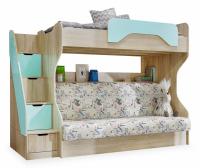Кровать двухъярусная Акварель НМ 037.43 М2. Фото №1