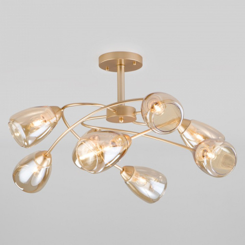 Потолочная люстра Eurosvet Noemi 30168/8 матовое золото. Фото №1