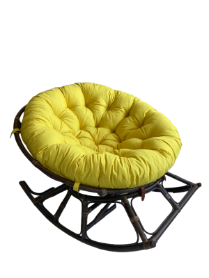 Подушка для кресла Папасан, цвет: желтый. Фото