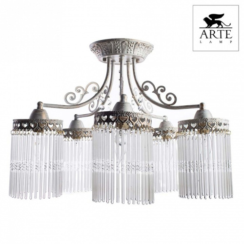 Потолочная люстра Arte Lamp Torrente A1678PL-5WG фото Потолочная люстра Arte Lamp Torrente A1678PL-5WG. Фото №2