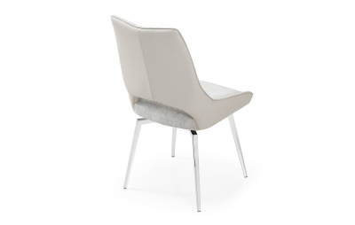 Стул DC1239 бежевый/ноги сталь. Фото