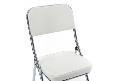 Стул Chair раскладной белый фото Стул Chair раскладной белый. Фото №3