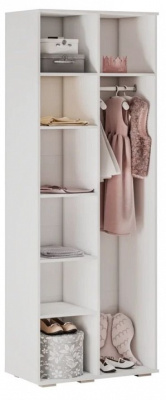 Шкаф платяной Трио,белый. Фото