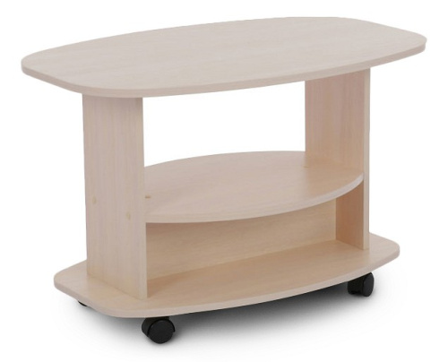 Стол журнальный Лидер Дуб млечный. Фото №1