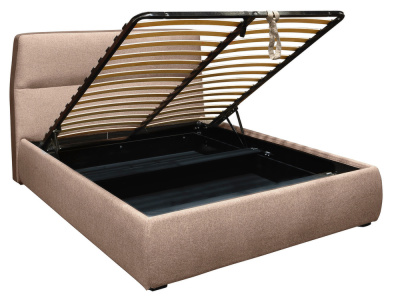 Кровать с ортопедическим основанием и ящиком Сканди 1.6 Жемчужно-белый. Фото №4