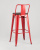 Стул барный TOLIX WOOD со спинкой красный глянцевый фото Стул барный TOLIX WOOD со спинкой красный глянцевый. Фото №6