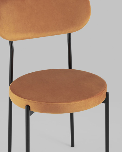 Стул Барбара велюр терракотовый. Фото №9