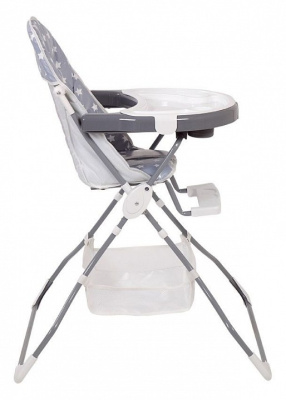 Стул для кормления Polini kids 252 Звезды, серый. Фото №4