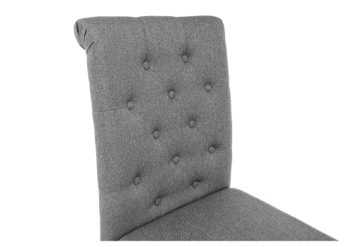 Стул деревянный Amelia dark walnut / fabric grey. Фото №9