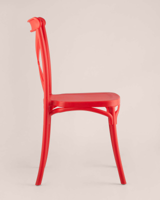 Стул Кроссбэк пластиковый красный. Фото №5