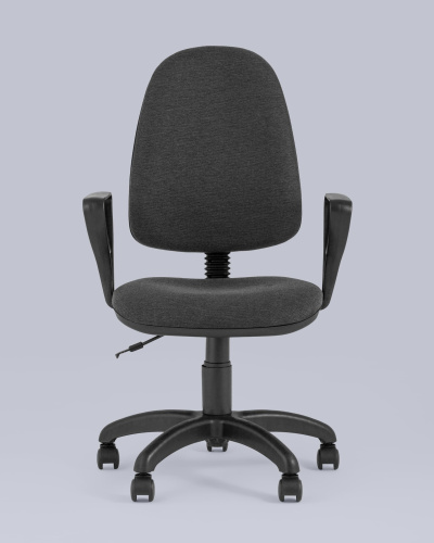 Кресло компьютерное Престиж серое. Фото №5