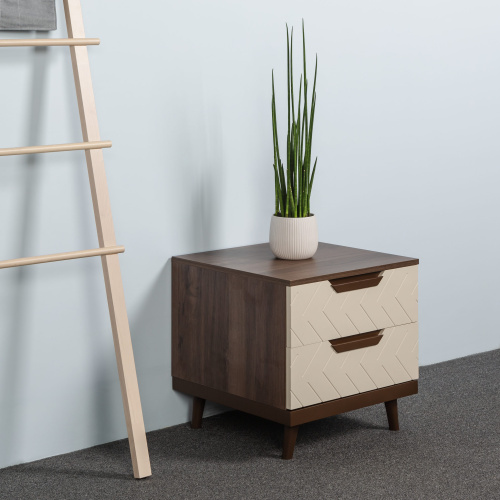Тумба прикроватная Сканди Бежевый. Фото №12