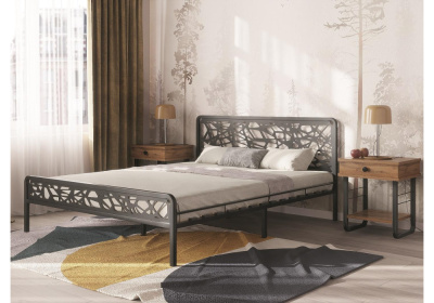 Тумба прикроватная Малгома черная / дуб вотан. Фото №5