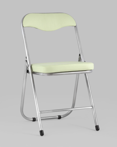Стул складной ДЖОН металлик, мятно-зеленый. Фото №3