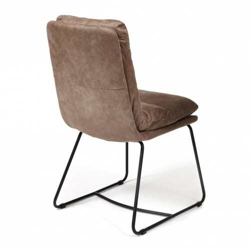 Стул MASON (mod. 8255) металл/ткань, 45х64х91 см, серый (MF-06)/черный  (поставляется по 2 шт). Фото №2