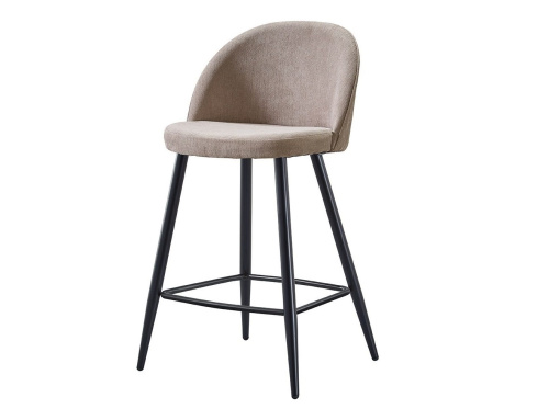 Стул полубарный ESF 373B-2 бежевый/черный. Фото №2