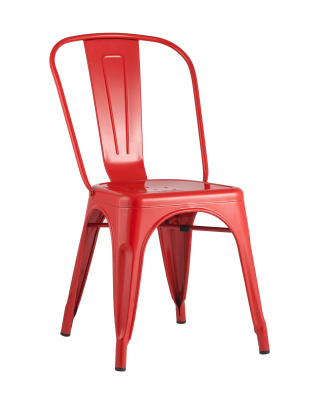 Стул TOLIX красный глянцевый. Фото