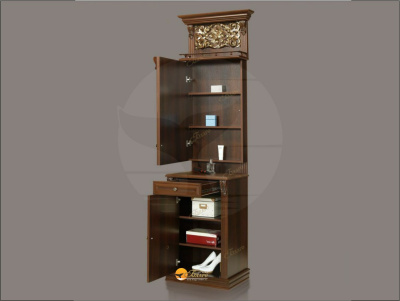 Обувница с зеркалом "Благо 5" (без декоров) Б5.11-17. Фото