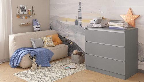 Комод Polini kids Simple 1980, серый. Фото №7