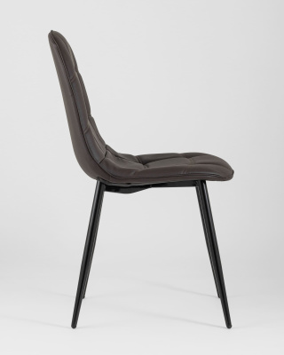 Стул Тейлор экокожа тёмно-коричневый фото Стул Тейлор экокожа тёмно-коричневый. Фото №4