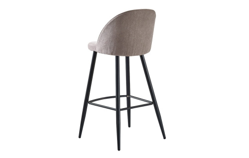 Стул барный 373B бежевый/черный. Фото №8