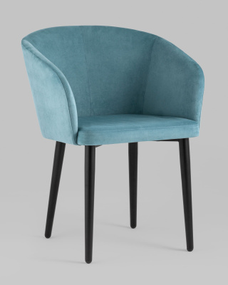 Кресло Ральф велюр пыльно-голубой. Фото №3