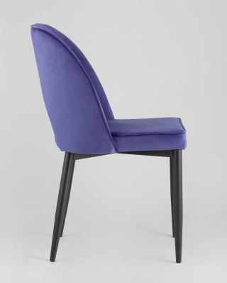 Стул Молли велюр королевский синий. Фото