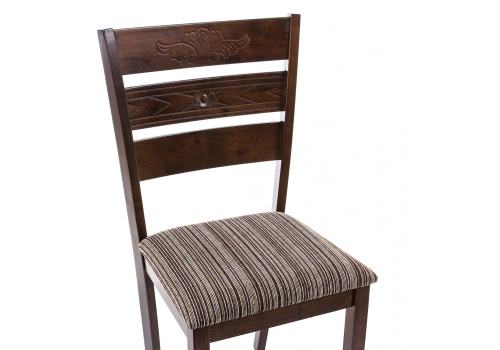 Стул деревянный Simol dirty oak / brown. Фото №3