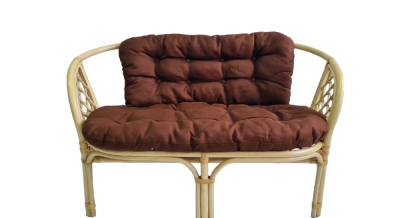 Подушка на диван "Багама" коричневая обычная твил. Фото