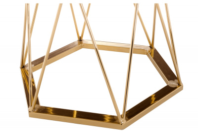 Стол Melan white / gold. Фото
