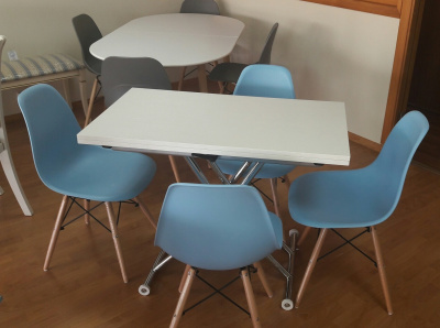 Стул 971 голубой фото Стул 971 голубой. Фото №3