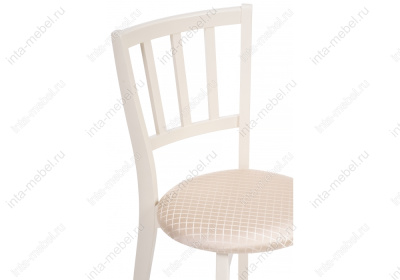 Стул деревянный Айра молочный / ромб. Фото №5