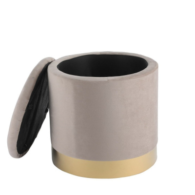 Пуф FS-006-40 темно бежевый. Фото