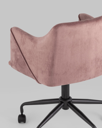 Стул офисный Jamal розовый. Фото №8
