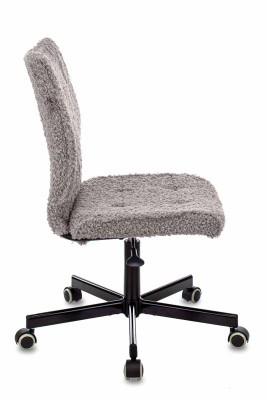 Кресло Бюрократ CH-330M серый экомех крестовина металл черный. Фото №5