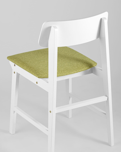 Стул ODEN WHITE оливковый 2 шт.. Фото №8