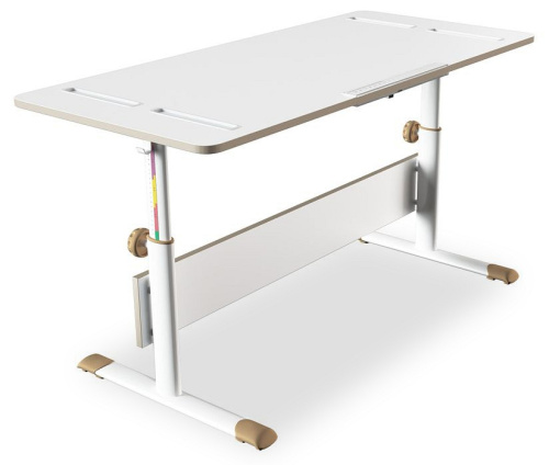 Стол учебный Polini Kids City D2, белый. Фото №1