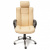 Компьютерное кресло OXFORD хром кож/зам, бежевый/бежевый перфорированный, 36-34/36-34/06 (id:  ). Фото №2