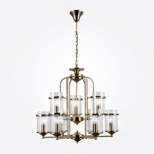 Подвесная люстра Eurosvet Consul 60040/9 античная бронза. Фото №2