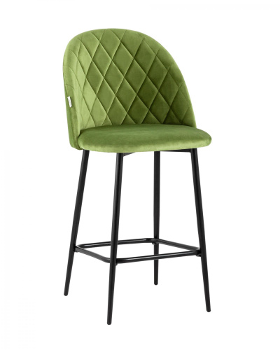 Стул полубарный Марсель велюр травяной. Фото №1