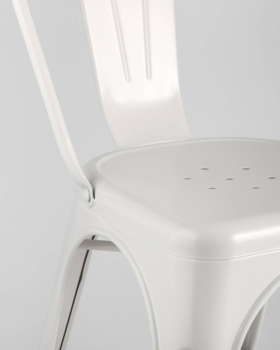 Стул TOLIX белый матовый. Фото №8