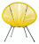 Кресло Acapulco yellow фото Кресло Acapulco yellow. Фото №3