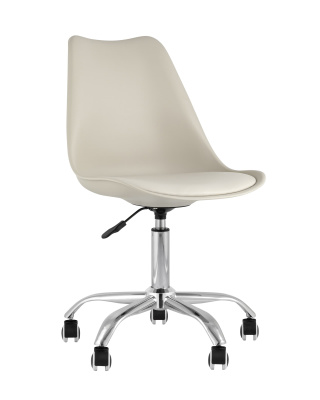 Стул офисный BLOK NEW пластиковый бежевый. Фото №2